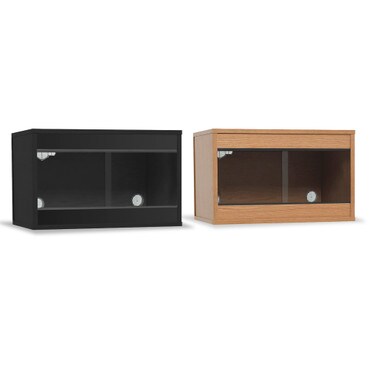 HabiStat Black and Oak Vivarium